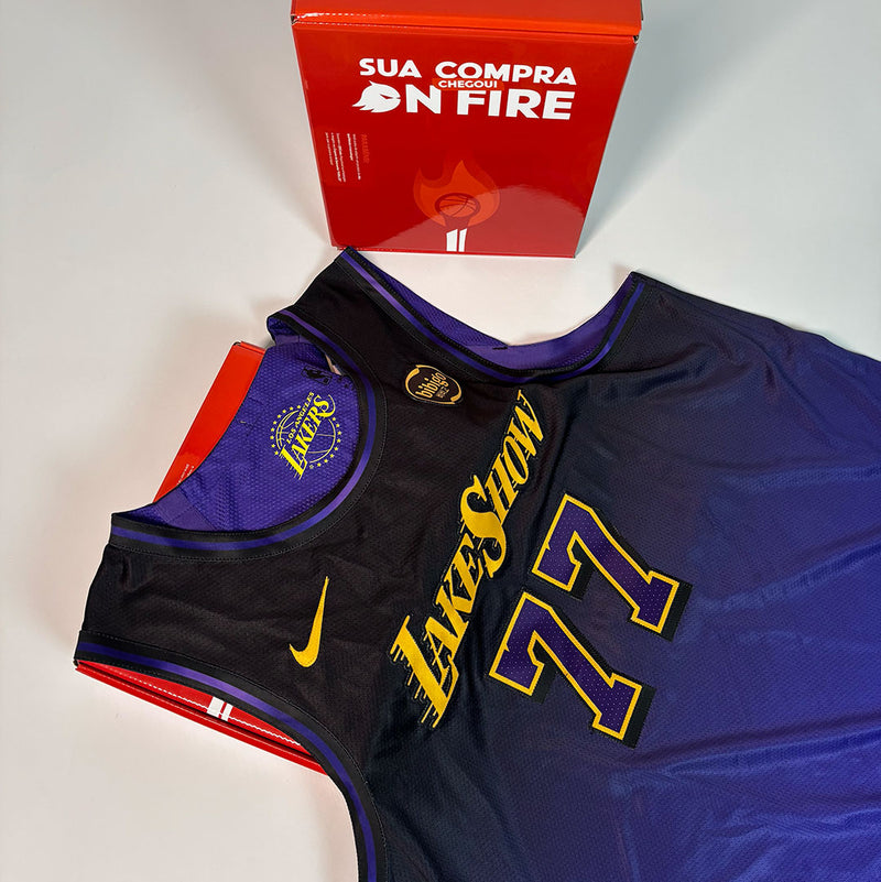 Regata NBA - Los Angeles Lakers City Edition 24/25 Authentic Version | PRONTA ENTREGA
