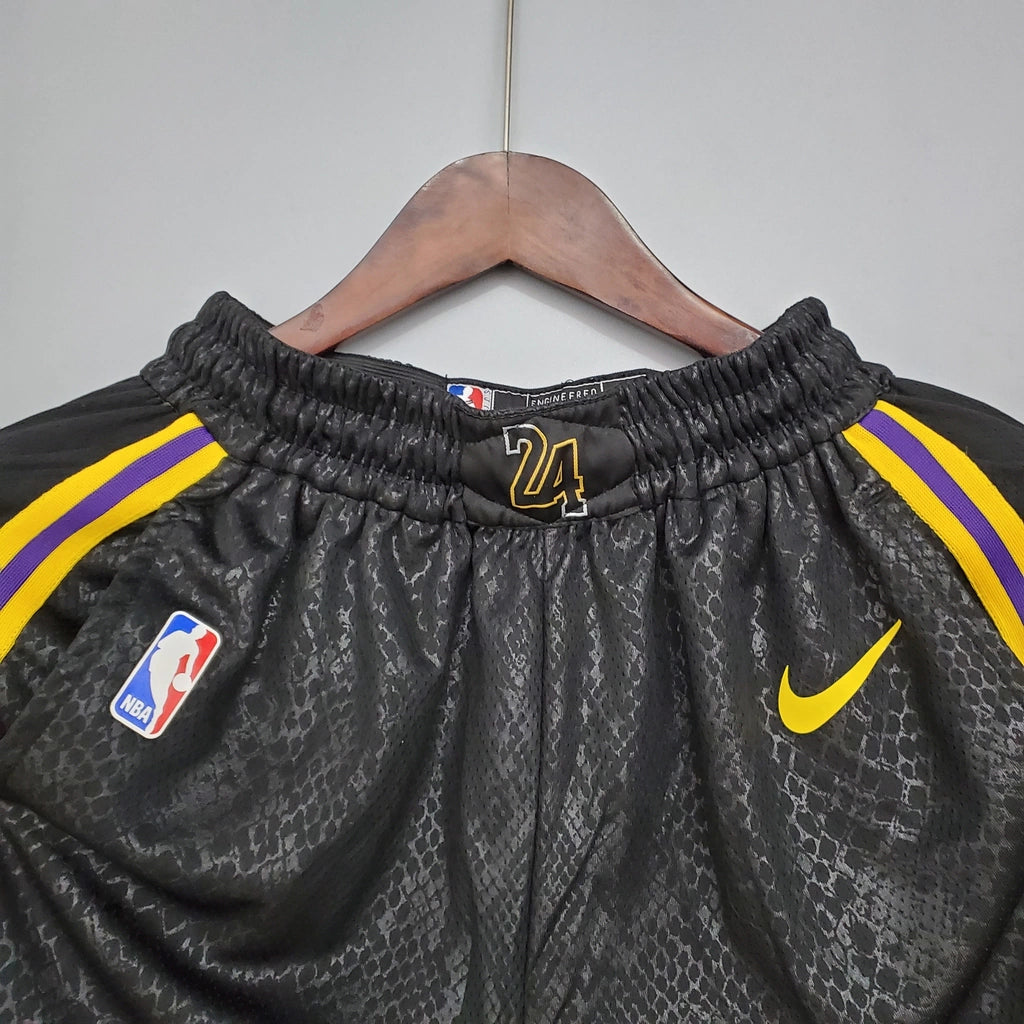 Shorts NBA - Los Angeles Lakers Black Mamba
