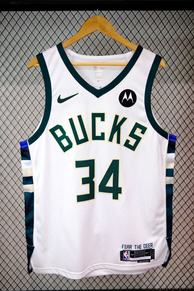 Regata NBA - Milwaukee Bucks Association Edition 24/25 Authentic Version