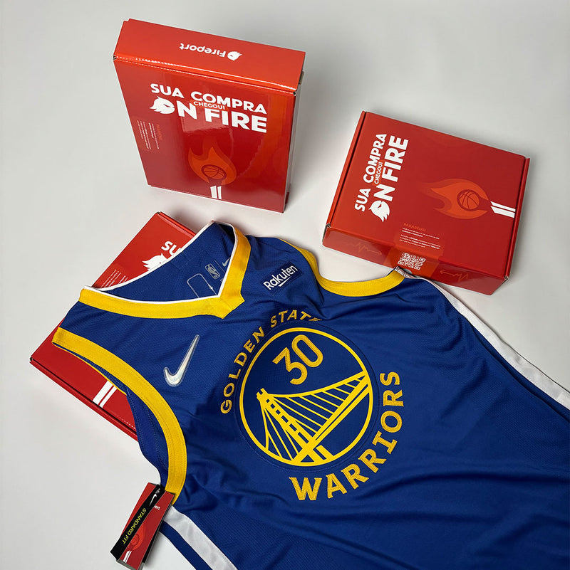 Regata NBA - Golden State Warriors Icon Edition Authentic Version | PRONTA ENTREGA