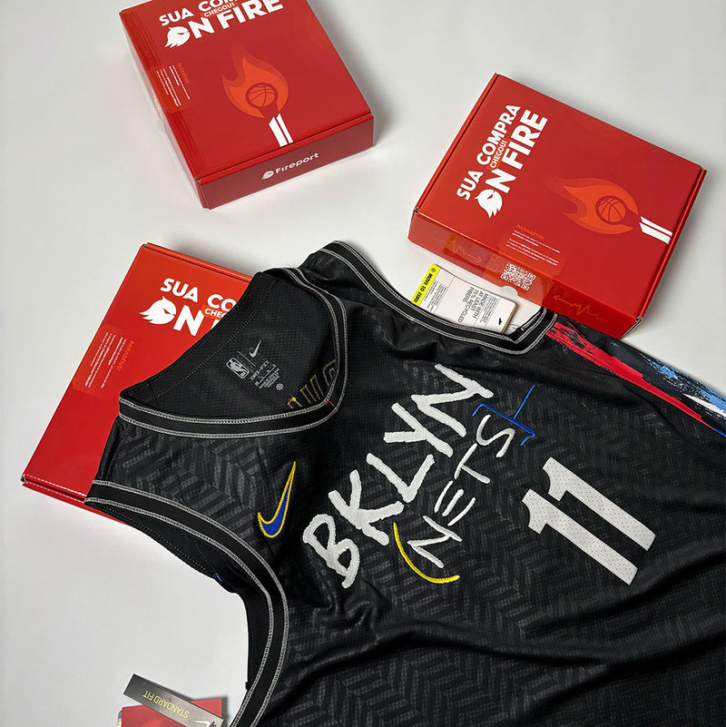 Regata NBA - Brooklyn Nets City Edition 20/21 Authentic Version | PRONTA ENTREGA