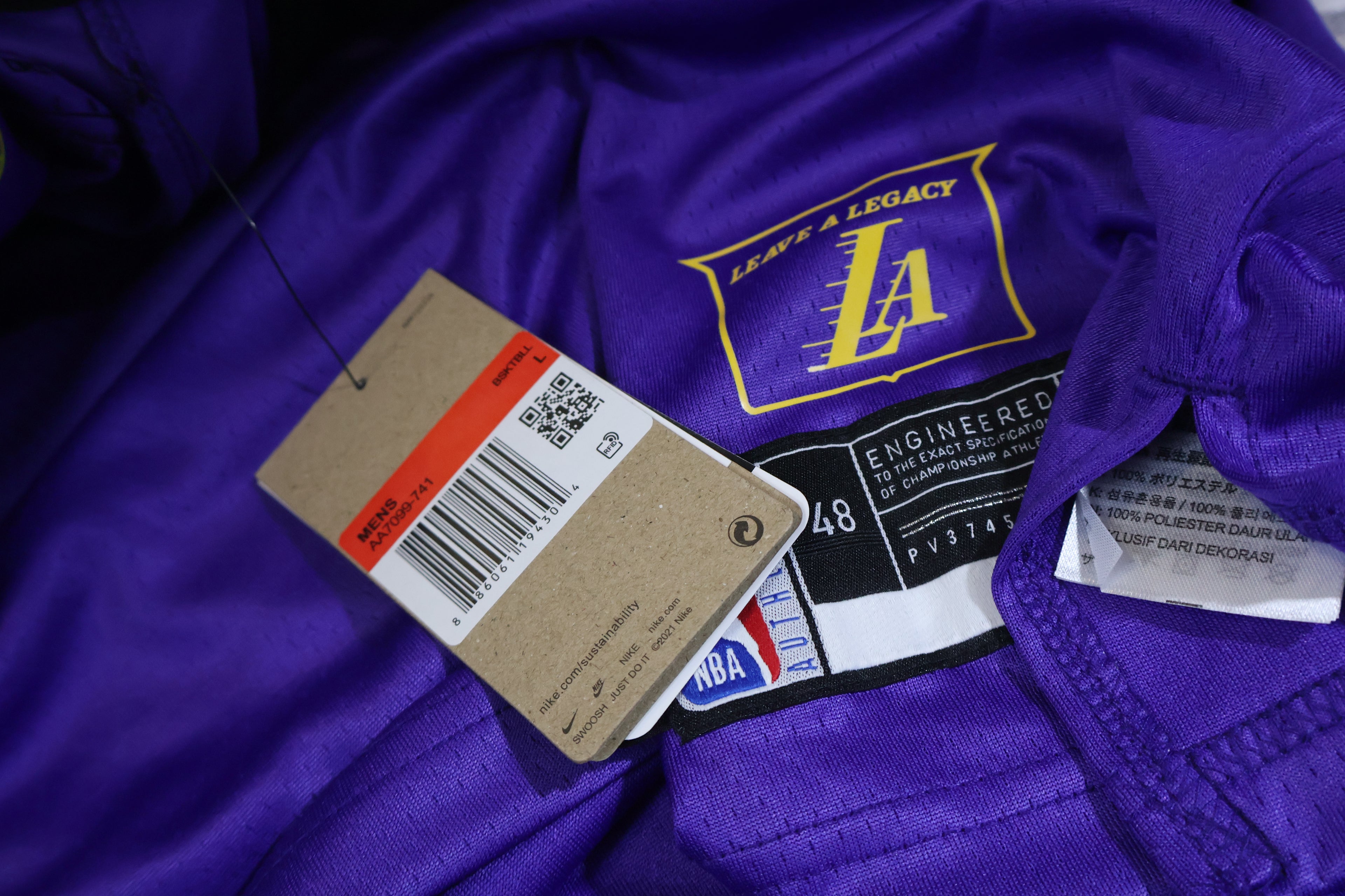 Regata NBA - Los Angeles Lakers City Edition 24/25 Swingman Version