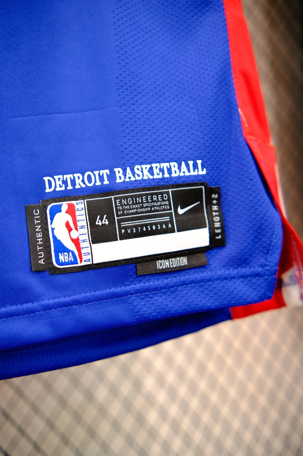 Regata NBA - Detroit Pistons Icon Edition 24/25 Authentic Version