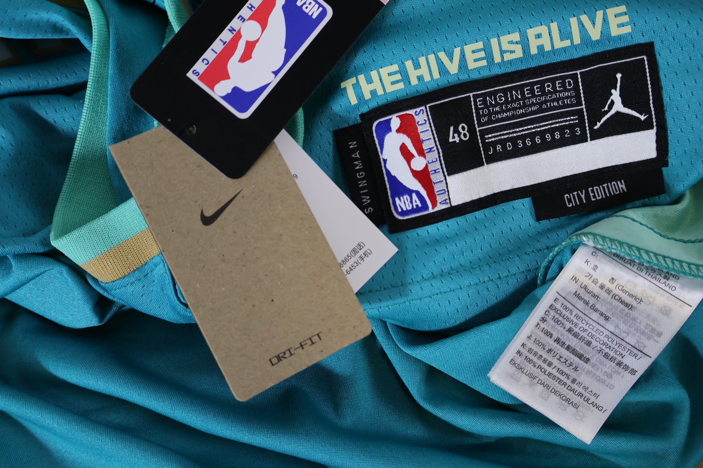Regata NBA - Charlotte Hornets City Edition 23/24 Swingman Version