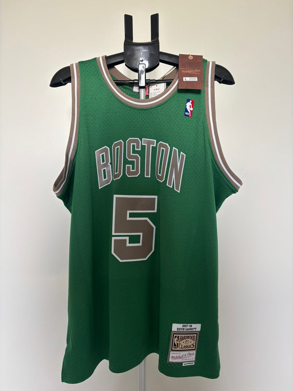 Regata NBA Retrô - Boston Celtics 2007/08 Mitchell & Ness | PRONTA ENTREGA