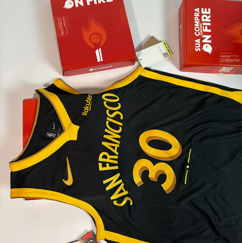 Regata NBA - Golden State Warriors City Edition 23/24 Authentic Version | PRONTA ENTREGA