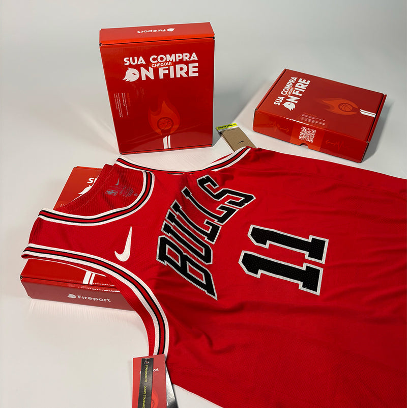 Regata NBA - Chicago Bulls Icon Edition Authentic Version | PRONTA ENTREGA