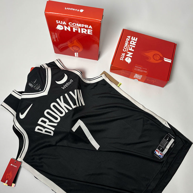 Regata NBA - Brooklyn Nets Icon Edition Authentic Version | PRONTA ENTREGA