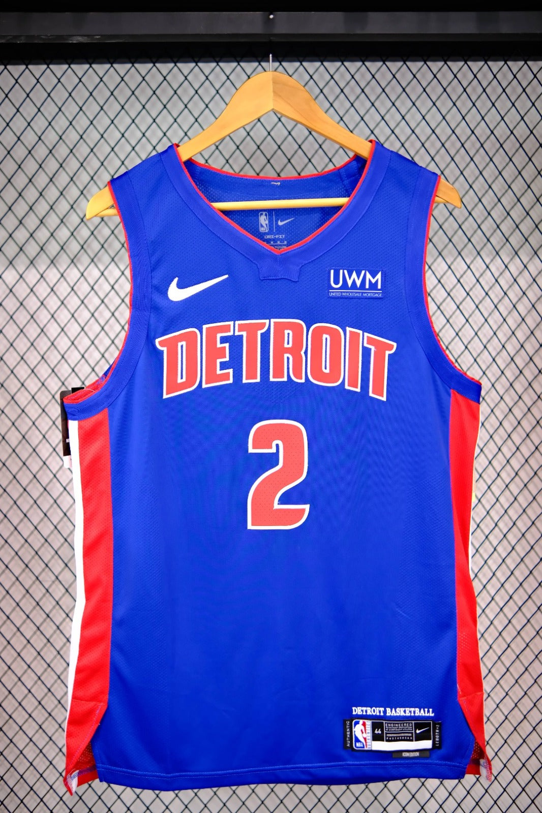 Regata NBA - Detroit Pistons Icon Edition 24/25 Authentic Version