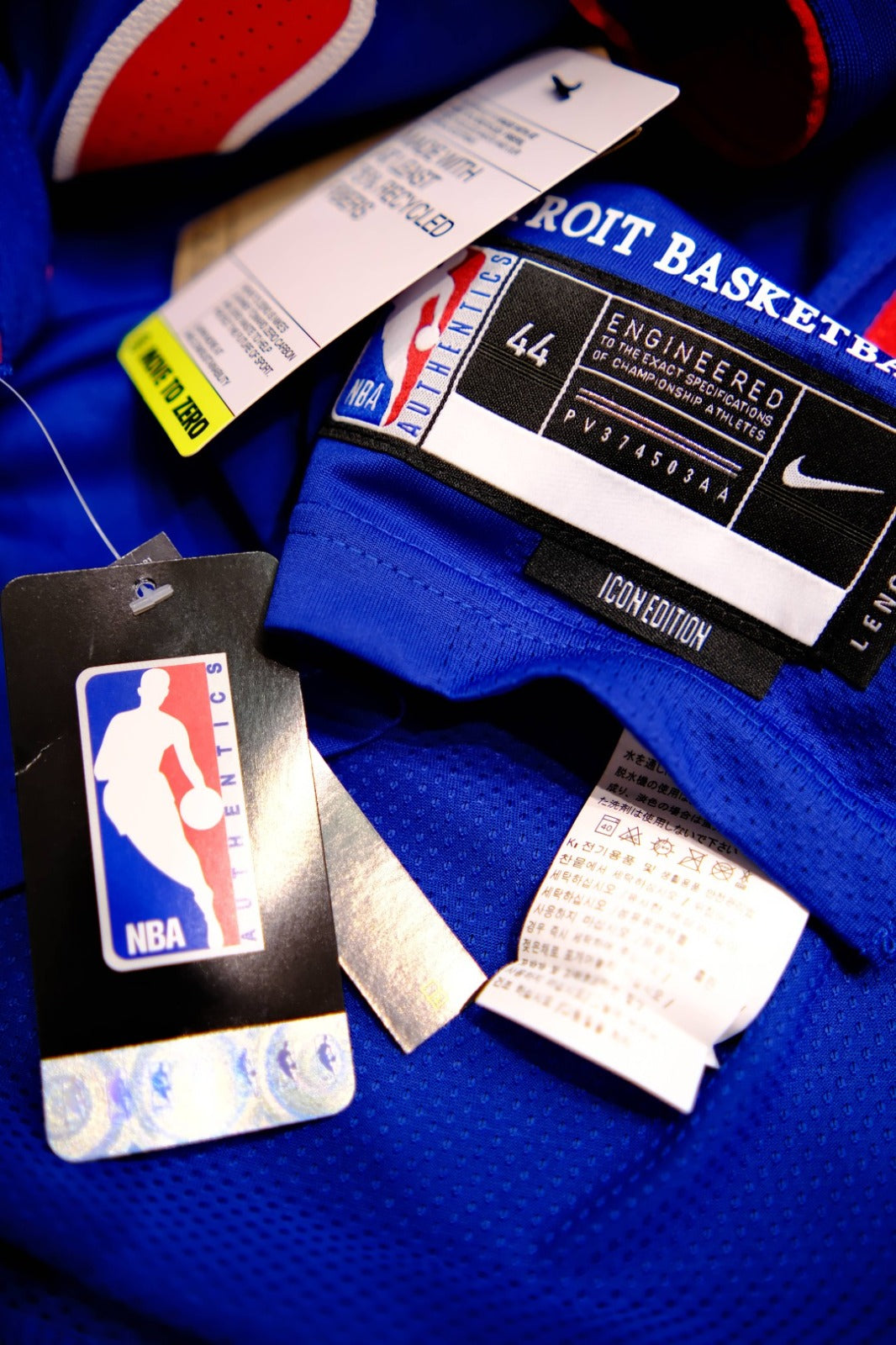 Regata NBA - Detroit Pistons Icon Edition 24/25 Authentic Version