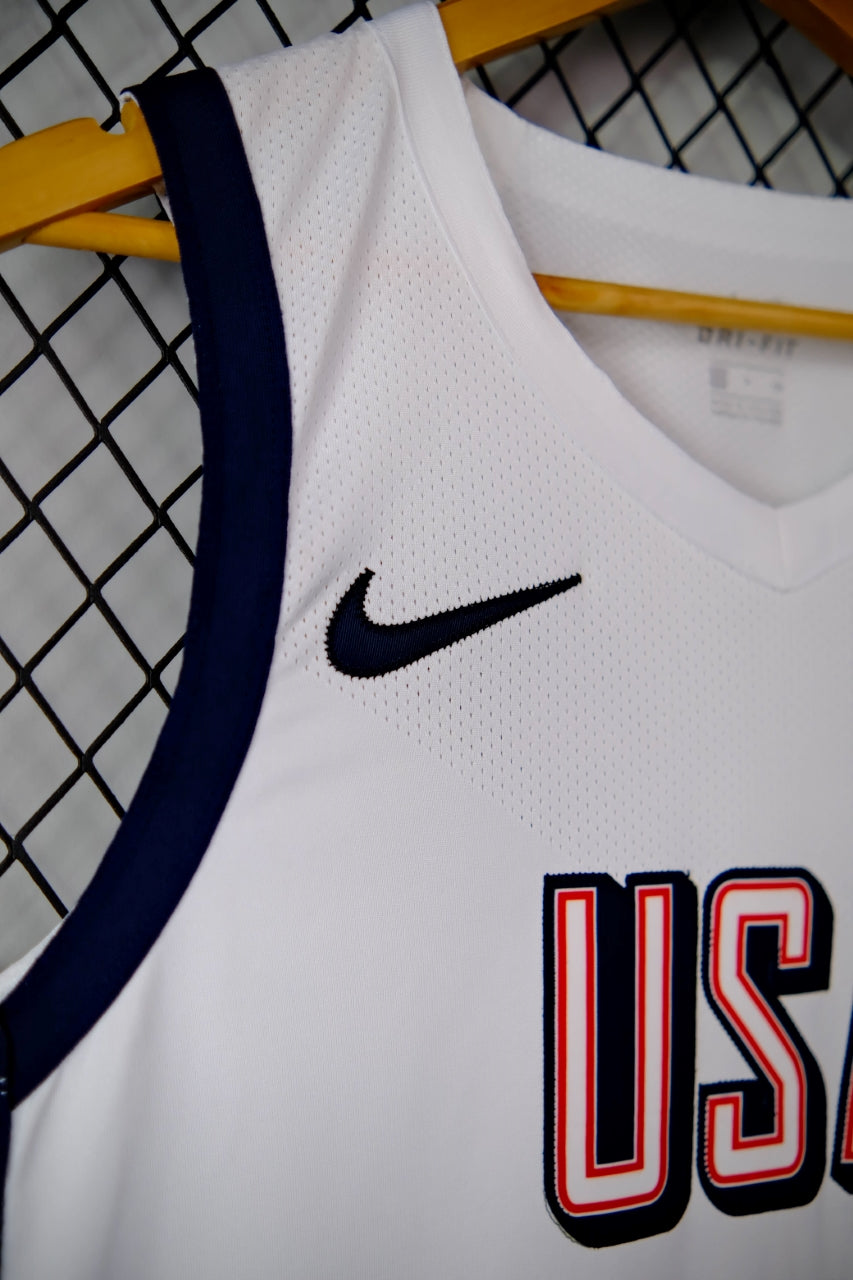 Regata NBA - Seleção Estados Unidos USA Home 2024 Authentic Version