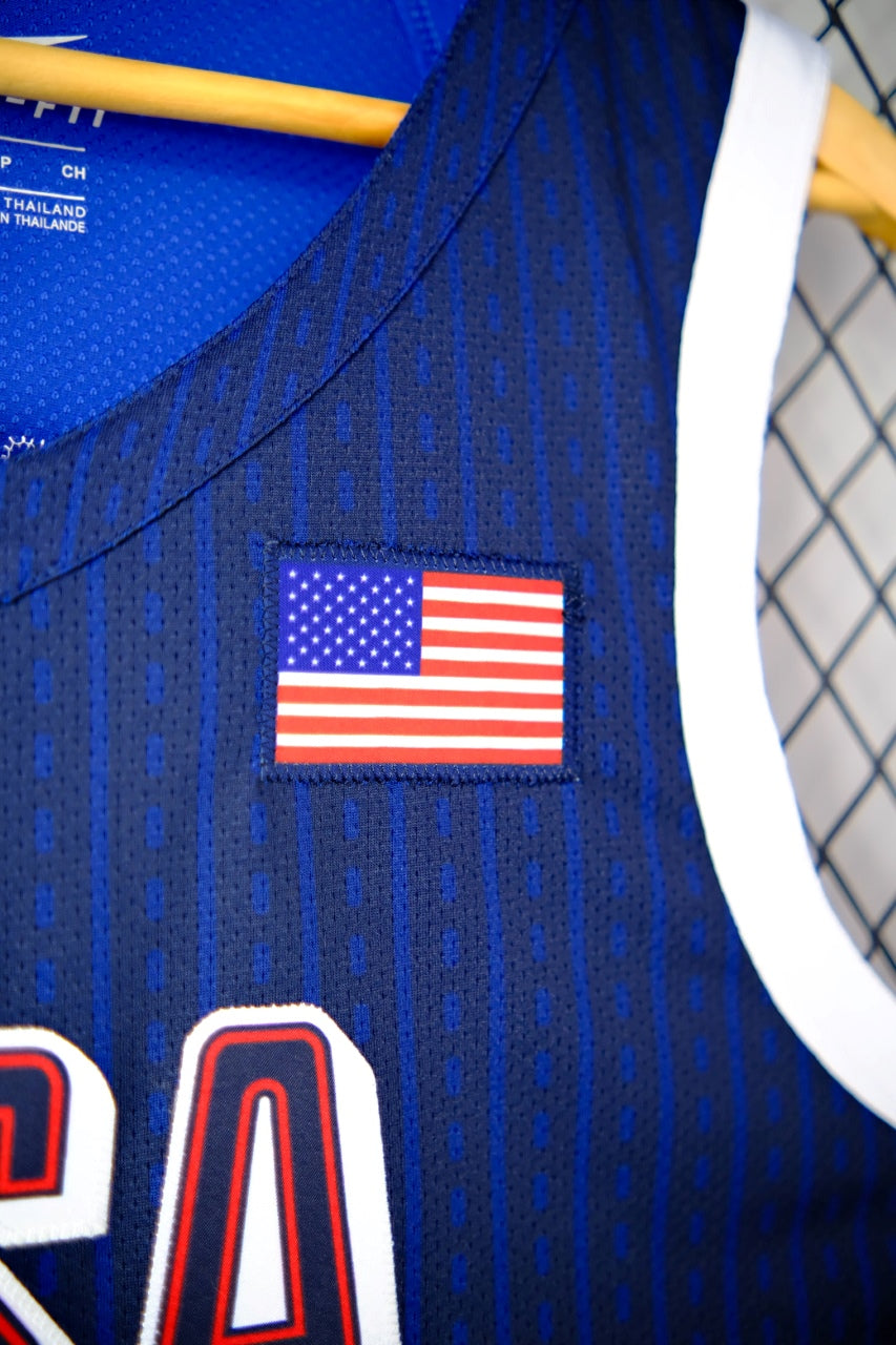 Regata NBA - Seleção Estados Unidos USA Azul 2024 Authentic Version